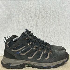 Karrimor Mens Blue Mount Mid Top Waterproof Suede Hiking Boots Shoes SZ US 9.5